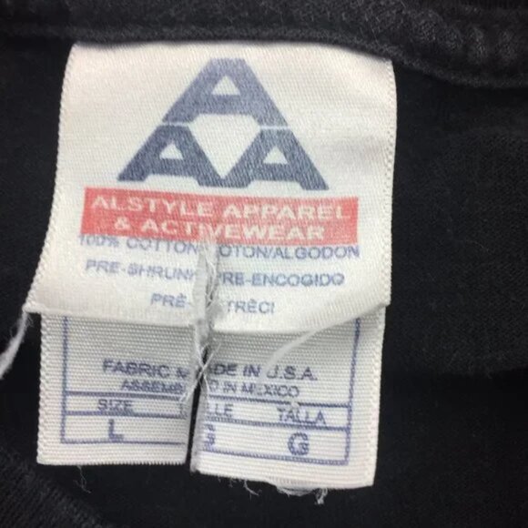 Vintage Florida Shirt Men Large L Black Beach Alstyle Activewear & Apparel Y2K - Picture 5 of 12